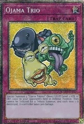 STARLIGHT RARE Ojama Trio (Starlight Rare) (BLMM-EN010) - Battles of Legend: Monster Mayhem 1st Edition