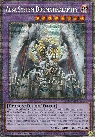 STARLIGHT RARE Alba System Dogmatikalamity (Starlight Rare) (BLMM-EN011) - Battles of Legend: Monster Mayhem 1st Edition