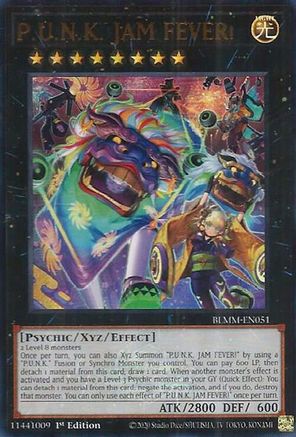 ULTRA RARE P.U.N.K. JAM FEVER! (BLMM-EN051) - Battles of Legend: Monster Mayhem 1st Edition