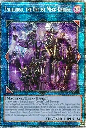 STARLIGHT RARE Enlilgirsu, the Orcust Mekk-Knight (Starlight Rare) (BLMM-EN053) - Battles of Legend: Monster Mayhem 1st Edition