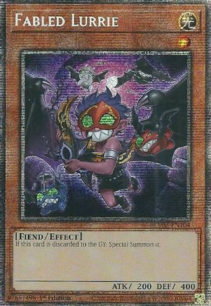 STARLIGHT RARE Fabled Lurrie (Starlight Rare) (BLMM-EN104) - Battles of Legend: Monster Mayhem 1st Edition
