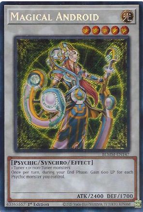 SECRET RARE Magical Android (BLMM-EN147) - Battles of Legend: Monster Mayhem 1st Edition