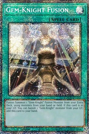 STARLIGHT RARE Gem-Knight Fusion (Starlight Rare) (BLMM-EN160) - Battles of Legend: Monster Mayhem 1st Edition
