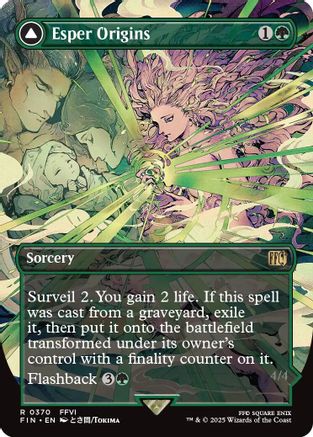 Esper Origins (Borderless) (FIN-370) - FINAL FANTASY - Magic The Gathering