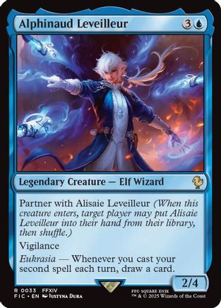 FOIL Alphinaud Leveilleur (Surge Foil) (FIC-033) - Commander: FINAL FANTASY - Magic The Gathering