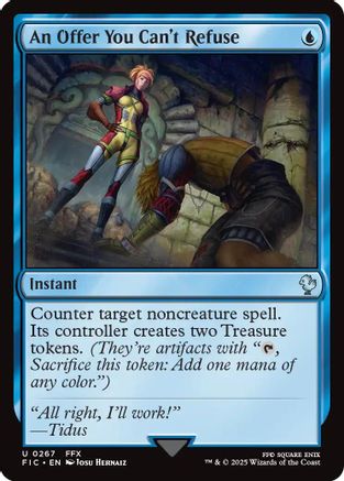 FOIL An Offer You Can't Refuse (Surge Foil) (FIC-267) - Commander: FINAL FANTASY - Magic The Gathering
