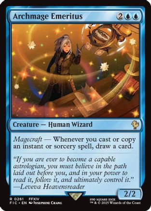 FOIL Archmage Emeritus (Surge Foil) (FIC-261) - Commander: FINAL FANTASY - Magic The Gathering