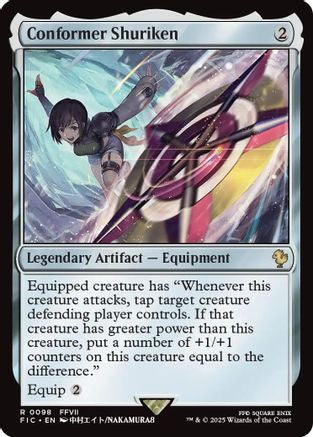 FOIL Conformer Shuriken (Surge Foil) (FIC-098) - Commander: FINAL FANTASY - Magic The Gathering