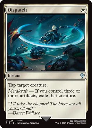FOIL Dispatch (Surge Foil) (FIC-241) - Commander: FINAL FANTASY - Magic The Gathering