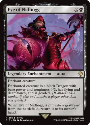 FOIL Eye of Nidhogg (Surge Foil) (FIC-044) - Commander: FINAL FANTASY - Magic The Gathering