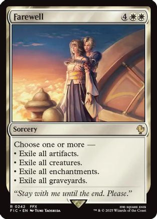 FOIL Farewell (Surge Foil) (FIC-242) - Commander: FINAL FANTASY - Magic The Gathering