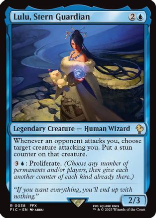 FOIL Lulu, Stern Guardian (Surge Foil) (FIC-038) - Commander: FINAL FANTASY - Magic The Gathering