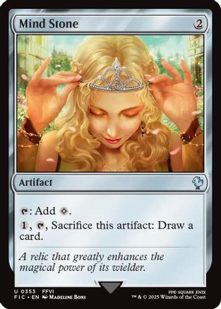 FOIL Mind Stone (Surge Foil) (FIC-353) - Commander: FINAL FANTASY - Magic The Gathering