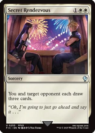 FOIL Secret Rendezvous (0253) (Surge Foil) (FIC-253) - Commander: FINAL FANTASY - Magic The Gathering