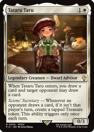 FOIL Tataru Taru (Surge Foil) (FIC-030) - Commander: FINAL FANTASY - Magic The Gathering