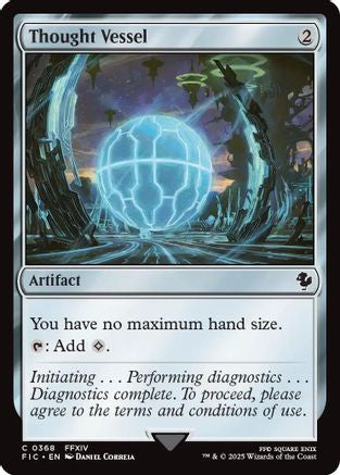 FOIL Thought Vessel (Surge Foil) (FIC-368) - Commander: FINAL FANTASY - Magic The Gathering