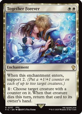 FOIL Together Forever (Surge Foil) (FIC-257) - Commander: FINAL FANTASY - Magic The Gathering