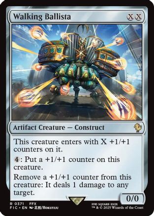 FOIL Walking Ballista (Surge Foil) (FIC-371) - Commander: FINAL FANTASY - Magic The Gathering