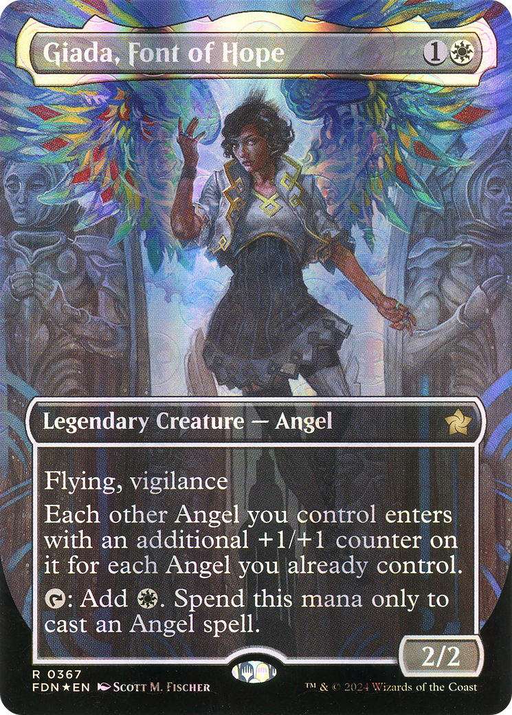 FOIL Giada, Font of Hope (FDN-367) - Foundations - Magic The Gathering