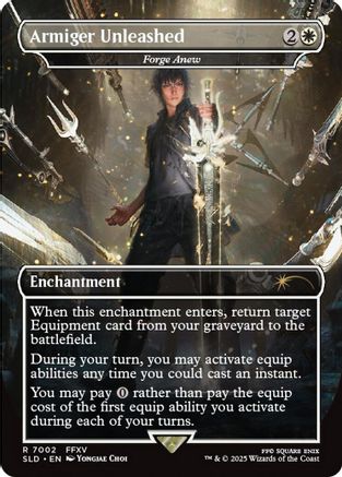 Armiger Unleashed - Forge Anew (SLD-7002) - Secret Lair Drop Series - Magic The Gathering
