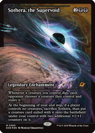FOIL Sothera, the Supervoid (Showcase) (EOE-360) - Edge of Eternities - Magic The Gathering
