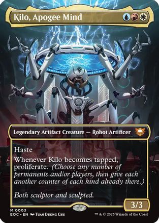 Kilo, Apogee Mind (Borderless) (EOC-003) - Commander: Edge of Eternities - Magic The Gathering