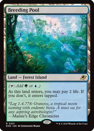 FOIL Breeding Pool (EOE-251) - Edge of Eternities - Magic The Gathering