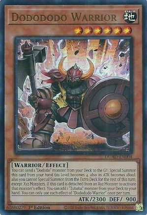 ULTRA RARE Dodododo Warrior (DUAD-EN004) - Duelist's Advance 1st Edition
