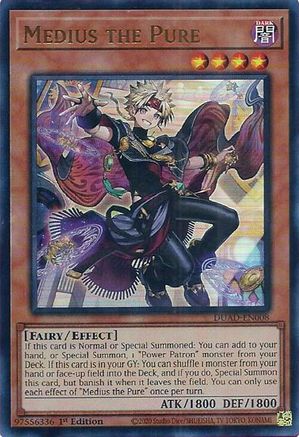 ULTRA RARE Medius the Pure (DUAD-EN008) - Duelist's Advance 1st Edition