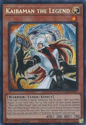 SECRET RARE Kaibaman the Legend (DUAD-EN021) - Duelist's Advance 1st Edition