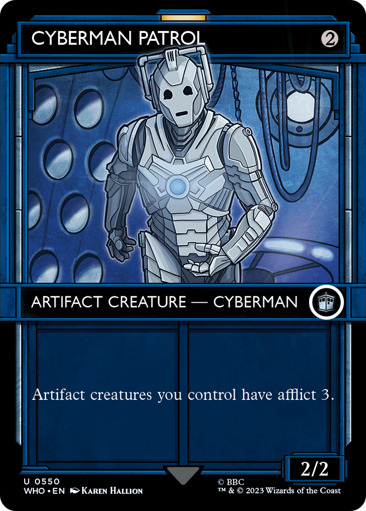 Cyberman Patrol (Showcase) (WHO-550) - Doctor Who - Magic The Gathering