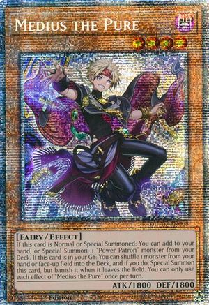 STARLIGHT RARE Medius the Pure (Starlight Rare) (DUAD-EN008) - Duelist's Advance 1st Edition