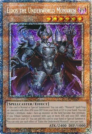 STARLIGHT RARE Eidos the Underworld Monarch (Starlight Rare) (DUAD-EN017) - Duelist's Advance 1st Edition