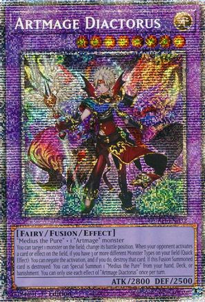 STARLIGHT RARE Artmage Diactorus (Starlight Rare) (DUAD-EN032) - Duelist's Advance 1st Edition
