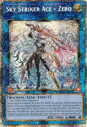 STARLIGHT RARE Sky Striker Ace = Zero (Starlight Rare) (DUAD-EN049) - Duelist's Advance 1st Edition