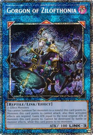 STARLIGHT RARE Gorgon of Zilofthonia (Starlight Rare) (DUAD-EN050) - Duelist's Advance 1st Edition