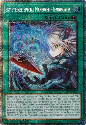STARLIGHT RARE Sky Striker Special Maneuver - Lemnisgate! (Starlight Rare) (DUAD-EN069) - Duelist's Advance 1st Edition