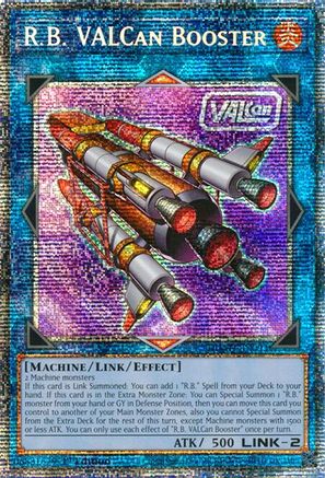 STARLIGHT RARE R.B. VALCan Booster (Starlight Rare) (DUAD-EN093) - Duelist's Advance 1st Edition
