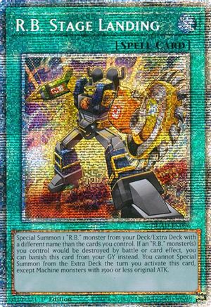 STARLIGHT RARE R.B. Stage Landing (Starlight Rare) (DUAD-EN096) - Duelist's Advance 1st Edition
