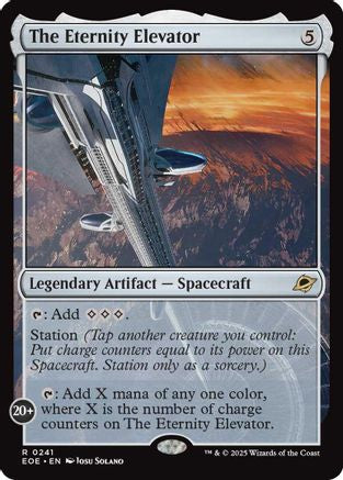 FOIL The Eternity Elevator (EOE-241) - Edge of Eternities - Magic The Gathering