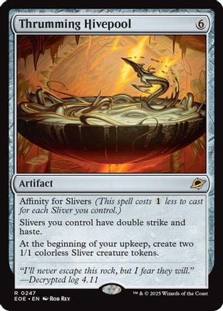 FOIL Thrumming Hivepool (EOE-247) - Edge of Eternities - Magic The Gathering