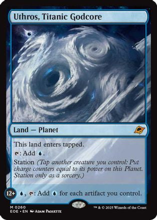 FOIL Uthros, Titanic Godcore (EOE-260) - Edge of Eternities - Magic The Gathering