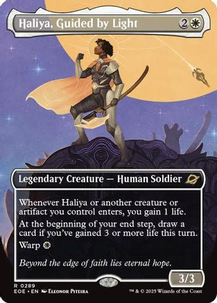 Haliya, Guided by Light (Borderless) (EOE-289) - Edge of Eternities - Magic The Gathering