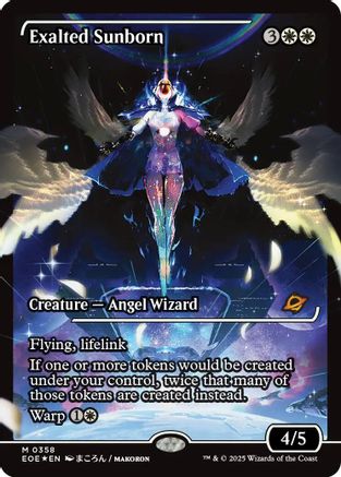 FOIL Exalted Sunborn (Showcase) (EOE-358) - Edge of Eternities - Magic The Gathering
