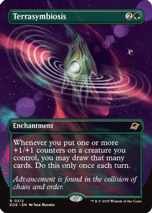 FOIL Terrasymbiosis (Borderless) (EOE-312) - Edge of Eternities - Magic The Gathering