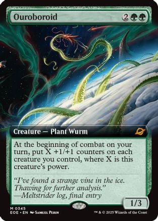 FOIL Ouroboroid (Extended Art) (EOE-345) - Edge of Eternities - Magic The Gathering