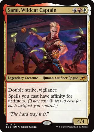 FOIL Sami, Wildcat Captain (EOE-226) - Edge of Eternities - Magic The Gathering