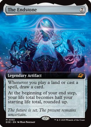The Endstone (Extended Art) (EOE-353) - Edge of Eternities - Magic The Gathering