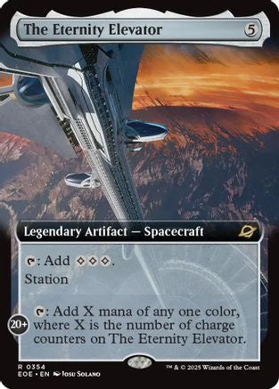 The Eternity Elevator (Extended Art) (EOE-354) - Edge of Eternities - Magic The Gathering