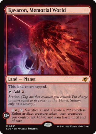 FOIL Kavaron, Memorial World (EOE-255) - Edge of Eternities - Magic The Gathering